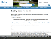 Tablet Screenshot of haka.cz